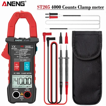 ANENG ST205 Digitálne Elektrické Profesionálne Svorka Meter DC/AC Multimeter Current Clamp Inteligentný Automatický Tester Napätia Nástroj