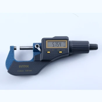 0.001 mm Digitálnych Elektronických Mikrometer 0-25 mm Micron Mimo Mikrometre Rozchod Meter Inch/mm Hrúbky Meracie Nástroje S Box