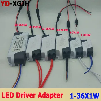 1-36W LED Driver Vstup AC110V/220V Svietidlá Napájanie Konštantný Prúd 300mA IC Osvetlenie pre Transformátor Vonkajšej jednotky LED L