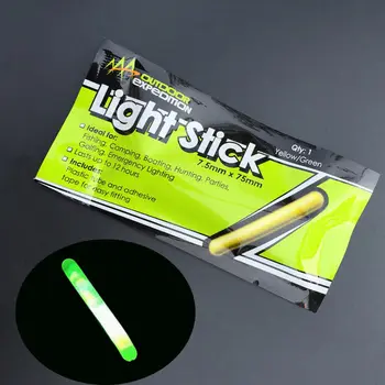 10 ks 7.5X75 mm Zelená Nočný Rybolov Svetlo LED Žiarivky Temná Žiara Palice, Rybárske Náčinie, Rybárske potreby na Kempovanie Lodičky Led Stick