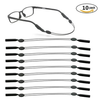 ( 10 ks )športové okuliare kábel Slnečné okuliare, Držiak Držiak Popruhu,Anti-slip Bezpečnostné Okuliare Popruh Krku Kábel String Okuliare Lupa