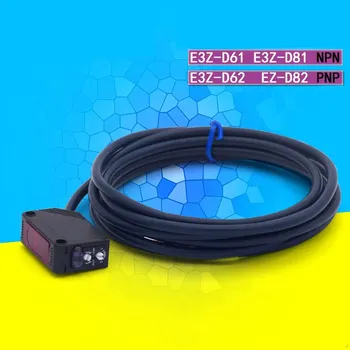 10PCS E3Z-D61 Fotoelektrický Snímač Plošných Reflexné Optické Prepínanie so zabudovaným Zosilňovačom E3Z-D62 E3Z-D81 E3Z-D82
