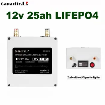 12v lifepo4 lítium železa fosfát batériu 25ah batérie nabíjateľné s Cigaretový zapaľovač BMS pre golf
