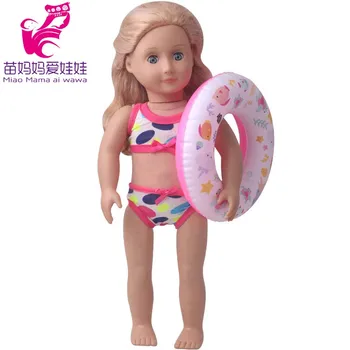 18-Palcové Dievča Bábiku Lete Plávanie Krúžok pre 43 Cm Baby Doll Hračky, Príslušenstvo