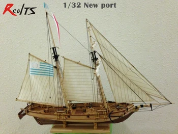 1830 NÁS Klasické Baltiomore Škuner drevený model v mierke 1/32 Nového Prístavu plávajú lode drevený Model súpravy