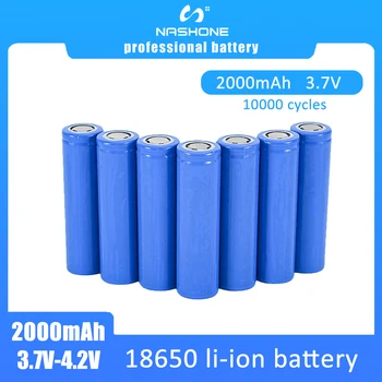 18650 Lítiová Batéria 3,7 V 2000mAh 20A Li-ion Nabíjateľné Batérie 100% Nové Elektrické Nabíjanie Batérie Pre Baterku