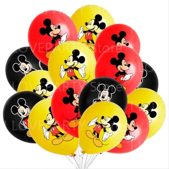 18pcs Mickey Mouse Balóny Narodeniny 12inch Latexový Balón Baby Sprcha Narodeniny, Party Dekorácie Deti Balloon Air Globos Hračka