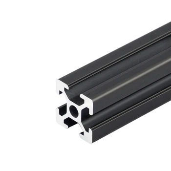 1PCS Black 100-800mm 2020 V slot Hliníkové extrudované profily, Pre 3D Tlačiarne CNC Rytie Stroj Streľba Sledovať Tesárstvo urob si sám