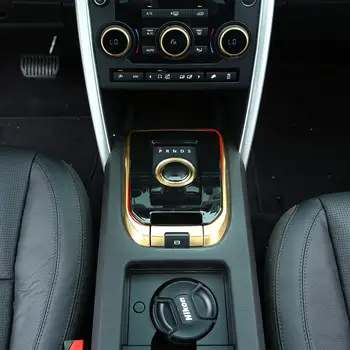 1pcs Interiéru Tvarovanie Čierneho ABS Plastu Radenie Kryt Výbava Nálepky na Land Rover Discovery Šport 2015-2018 Auto Príslušenstvo