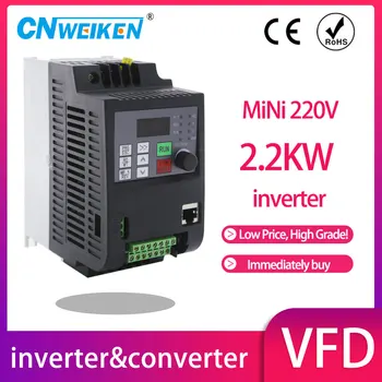2.2 KW 220V AC jednotka frekvenčného meniča vretena menič VFD CNweiken frekvenčného meniča invertory Továreň na Priamy Predaj