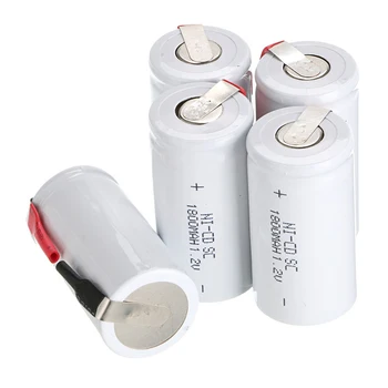 2-20pcs SC Batérie 1.2 V 1800mAh Sub C Ni-Cd Battry pre Elektrický Skrutkovač, Vŕtačku Akumulátor Power Bank Nabíjateľné Batérie