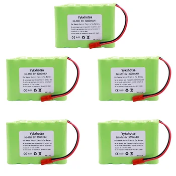 2/3/5 KS 6V 3000mah NI-MH batérie M model JST Konektor pre RC Hračky Elektrické hračky bezpečnostné zariadenia elektrické hračky AA batéria 6 V