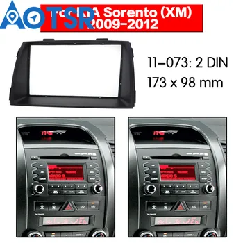 2 din Rádio Fascia pre KIA Sorento (XM) 2009-2012 Stereo Audio Panel Mount Inštalácie palubnej doske Auta Rám Adaptér Rádio Stereo DVD