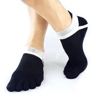 2 Ks Mužov Športové Ponožky Osobnosti Jogging Bavlna Prst Čisté Ponožky Farebné Športové Priedušná Prst