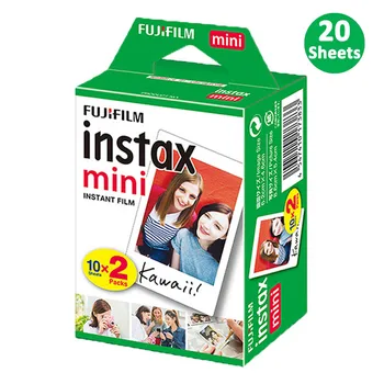 20 Listov Instax Mini Biely Film Na Fujifillm Instax Mini 11, 9, 8, 7 Kamera Pre SP-1 SP-2 Tlačiarne