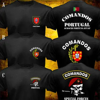 2020 mužov tričko portugalský Armáde Špeciálnych Síl Commando Comandos Portugalsko Vojenské T-shirt
