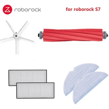 2021 Roborock S7 Robot Vysávač Časti Hlavnej Kefy a Bočné Kefy / Umývateľný Filter / VibraRiser Mop je Vhodný pre Roborock S7