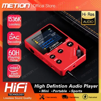 2022 Novú Vysoko Kvalitnú Hudbu vo formáte MP3 Prehrávač DAC HD Lossless HiFi Stereo Walkman Prenosné Športové Kovového Materiálu MP3 FM/E-Knihy/Rekordér