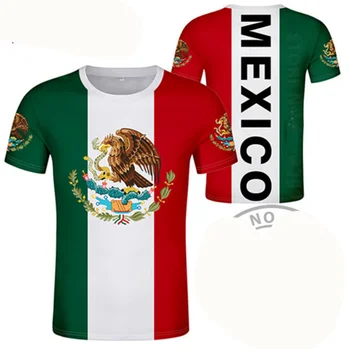 2022 Obľúbené Horúce Predaj USA Mexiko Vlajka 3D Tlač pánske T-Shirt O Krk Krátky Rukáv Nadrozmerné Voľné Móda Ulice, Hip Hop Hore