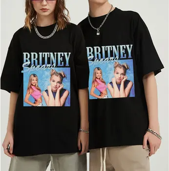 2023 Lete Hip Hop Ženy Tričko Britney Spears, Krásne Fotografie, Tlač Krátke Sleeve T-Shirt Bavlna Streetwear Y2k Šaty, Topy