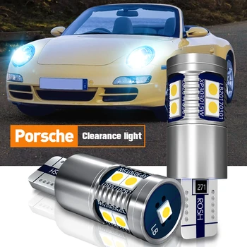 2ks LED Odbavenie Svetlo Parkovanie Žiarovka W5W T10 Canbus bez Chýb Pre Porsche 911 (996 997) Boxster 1999-2008 Cayenne 2002-2010