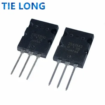 2SA1943 3KS +2SC5200 3KS Moc tranzistor veľký čip-264=10PCS 1943 5200 pre dodanie zdarma