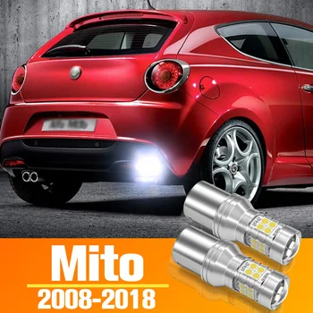 2x LED Zadnej strane Svetla Zálohy Žiarovka Príslušenstvo Pre Alfa Romeo Mito 2008-2018 2009 2010 2011 2012 2013 2014 2015 2016 2017