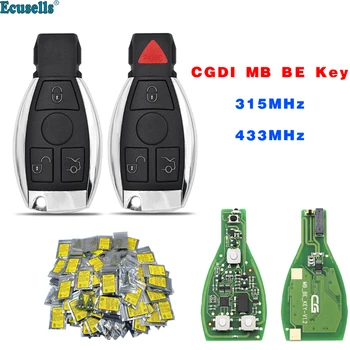 3/4 Tlačidlá Diaľkového Pôvodné CGDI MB CG BYŤ Kľúčom 315MHZ/433MHZ na Mercedes Benz Podporovať Všetky FBS3 Práca s CGDI MB Programátor