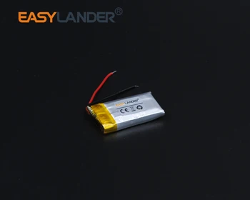 3,7 V 125mAh 401225 Nabíjateľná li Polymer Li-ion Batéria Pre bluetooth headset mp3 /mp5 myši Náramok Náramkové Hodinky