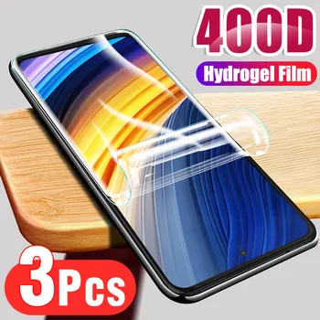 3ks Plné Pokrytie hydrogel film Pre Xiao Poco X3 Pro X 3 NFC PocoX3 x 3pro Telefón Chránič pocox3pro Ochranný film kryt