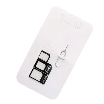4 v 1 Previesť Nano SIM Kartu Micro Štandardné Adaptér pre Iphone pre Samsung 4G LTE USB Bezdrôtový Smerovač R91A