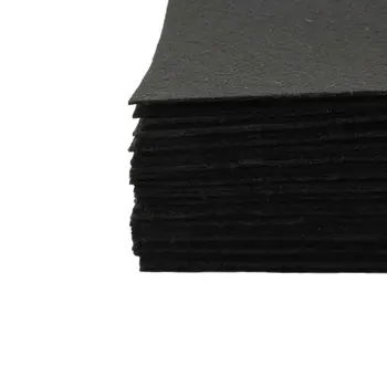40 kusov Čierna farba, 1 mm Pevný Cítil Textílie Pre Vyšívanie Hobby Ručné Šitie Cítil Textílie Fieltro feltro Netkaných Colth