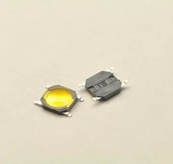 50PCS 4.7*4.7*0.8 mm 4 PIN SMT SMD Kovové Dotykové Tlačidlo Prepnúť Takt Prepínač Veľkú Kvalitu