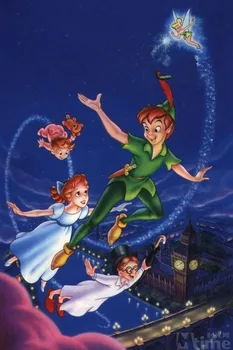 5D Námestie Diamond Maľovanie Cartoon Peter Pan Výšivky Cross Stitch Mozaiky Drahokamu Dekor Remesiel Narodeninám Darčeky pre Deti