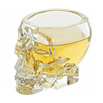 75ml Crystal Skull Výstrel Sklo Transparentné Pohár Lebka Hlavy Sklo Pohár Na Whisky Víno, Vodka Bar Club Pivo, Víno Sklo Drinkware