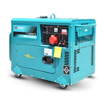7kw diesel generátor 3 fázový super silent generátory