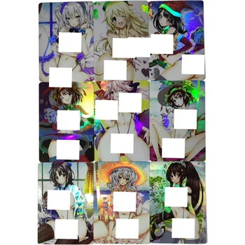 9Pcs/set Anime Dievčatá Lomu flash karty Osudu/Grand Aby ACG Sexy Kawaii FGO Hry Anime Zber Karty Darček Hračky