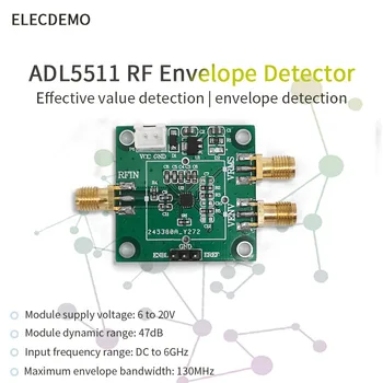 ADL5511 RF obálky detektor TruPwrRMS detektor Pulzný detektor merania modulu 6GHz pásma