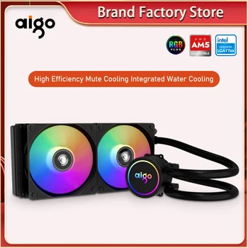 Aigo vodné chladenie CPU chladič 120 240 360 pc počítači rgb ventilátor integrované vodné Chladenie Pre LGA 775/115x/1700/AM5/AM3/AM4
