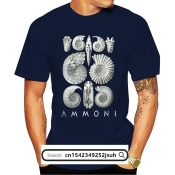 Ammonites Skamenelín, Geologických T-Shirt MensAdult Dámy Mládež Štýly NWT