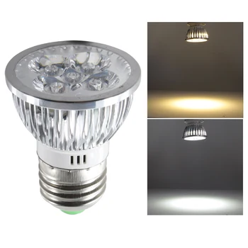 Ampoule Led Reflektor E27 110v 220v alebo 12v 24v 4W Hliníkové Žiarovka Pre Domov, Osvetlenie 12 24 V Napätie Energeticky Úsporné Svietidlo Downlight