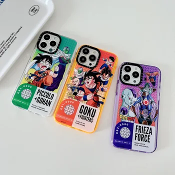 Anime Draci Gule PLCCOLOS Gokus Telefón púzdra Pre iPhone 14 13 12 11 Pro Max XR XS MAX 8 X 7 14promax dizajn-casetify