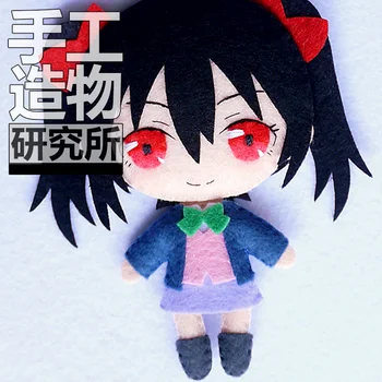 Anime Lásku Žiť Nico Yazawa 12 cm Keychain Ručné Materical Package Hračky Mini Bábika Plnené Plyšové #4280 Deti Darček k Narodeninám