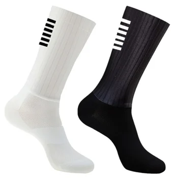 Anti-Slip Silicone Lete Aero Ponožky Whiteline Cyklistické Ponožky Mužov Požičovňa Športových Beží Cyklistické Ponožky Calcetines