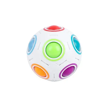 Antistresový Odbúranie Stresu Kocka Rainbow Lopta Puzzle Futbalové Magic Cube Zábavnej Ručne Hru Mozgu-Teaser Vzdelávacie Fidget Hračky