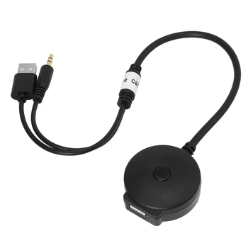 Auto Bezdrôtové Bluetooth Audio AUX a USB Hudobné Adaptér Kábel pre BMW Mini Cooper