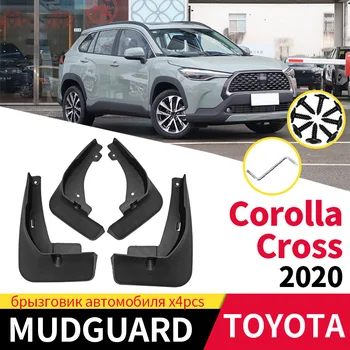 Auto Blatník Pre Toyota Corolla Kríž 2020 Mudflaps Blatník, Predné A Zadné Kolesá Splash Bahna A Prachotesný Príslušenstvo