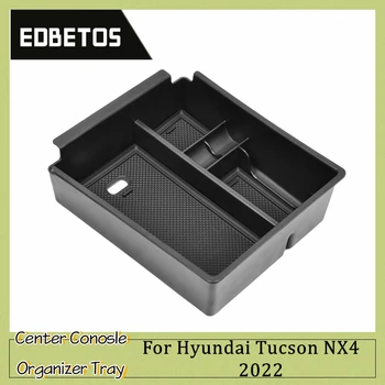 Auto Strednej Opierke Úložný Box Na Hyundai Tucson NX4 2022 2023 stredovej Konzoly Organizátor Kontajnerov Auto Príslušenstvo