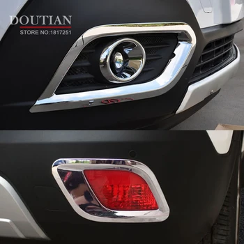 Auto-Styling Pre Vauxhall Opel Mokka 2013 2014 2015 ABS chrome Predné / Zadné Hmlové Svetlá Hmlové svietidlo Kryt Výbava Príslušenstvo