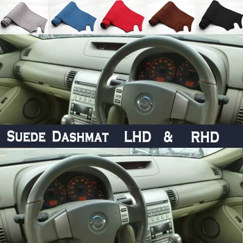 Auto Styling Semiš Dash Mat Zahŕňa Dashmat Tabuli Pad Chránič Príslušenstvo Pre Nissan Skyline V35 350GT 250GT Z33 2000-2007